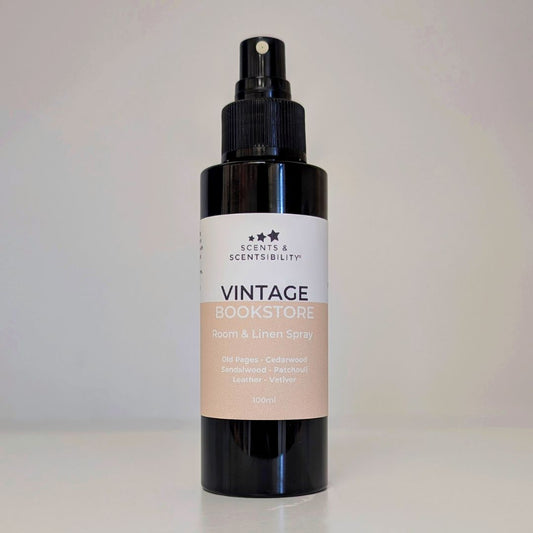 Vintage Bookstore Room & Linen Spray