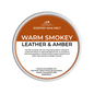 Warm Smokey Leather & Amber Segment Pot Wax Melt