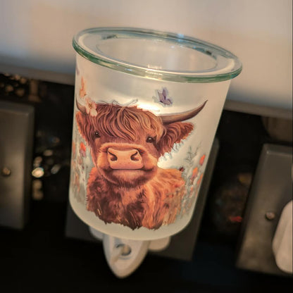 Wax Melt Burner Plug In - Highland Cow