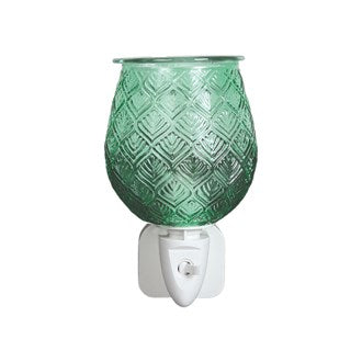 Wax Melter Plug In - Green Glass Leaf