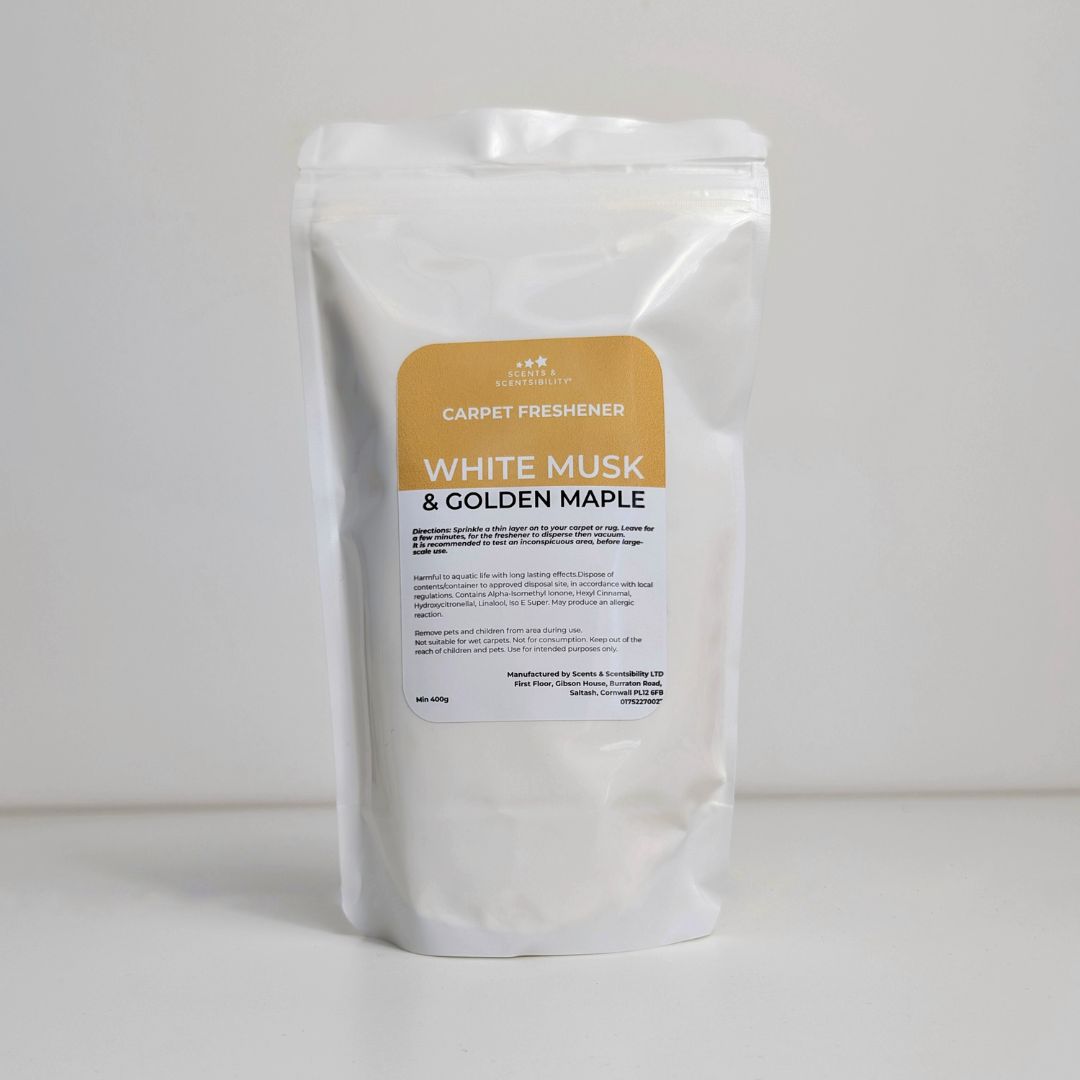 White Musk & Golden Maple Carpet Freshener 