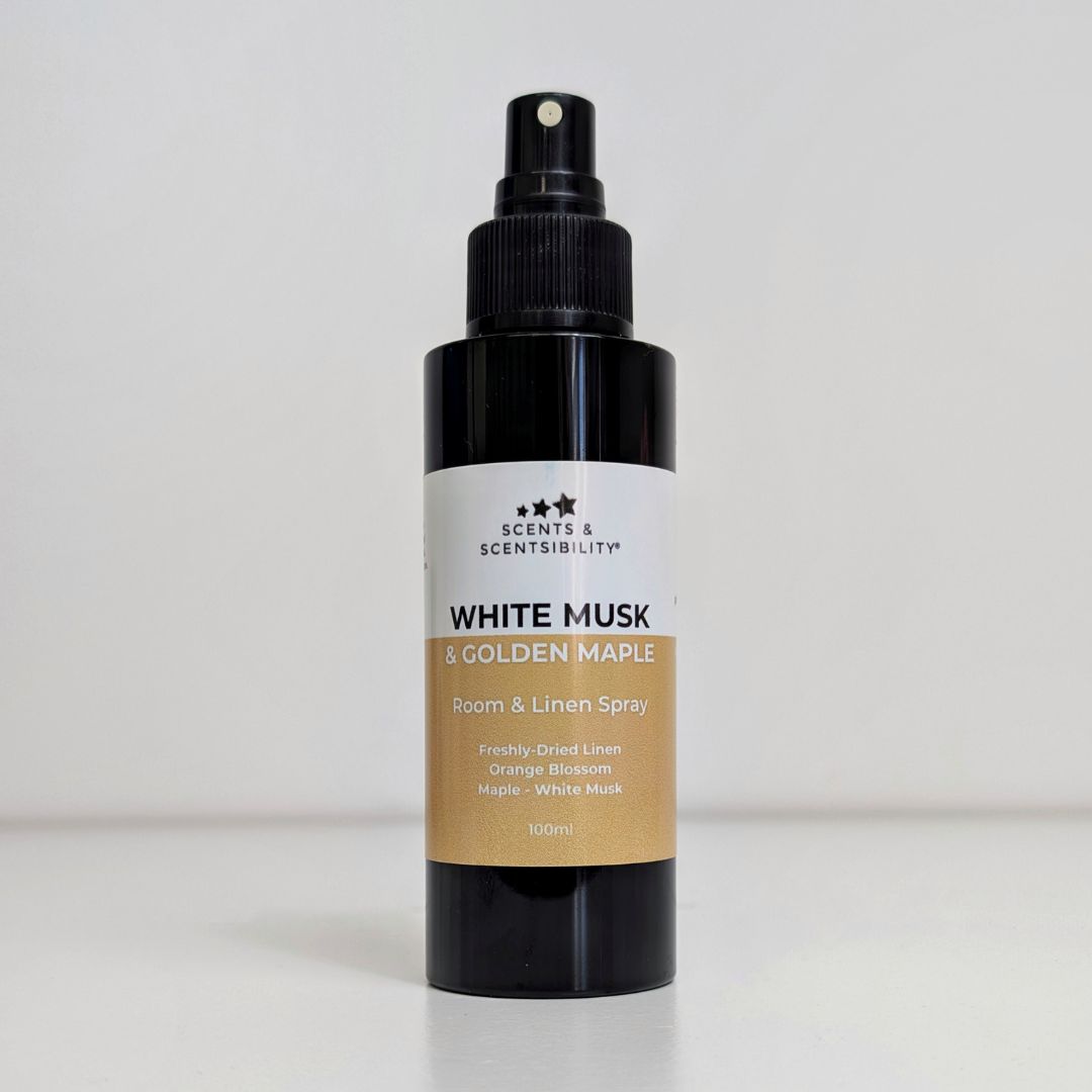 White Musk & Golden Maple Room & Linen Spray