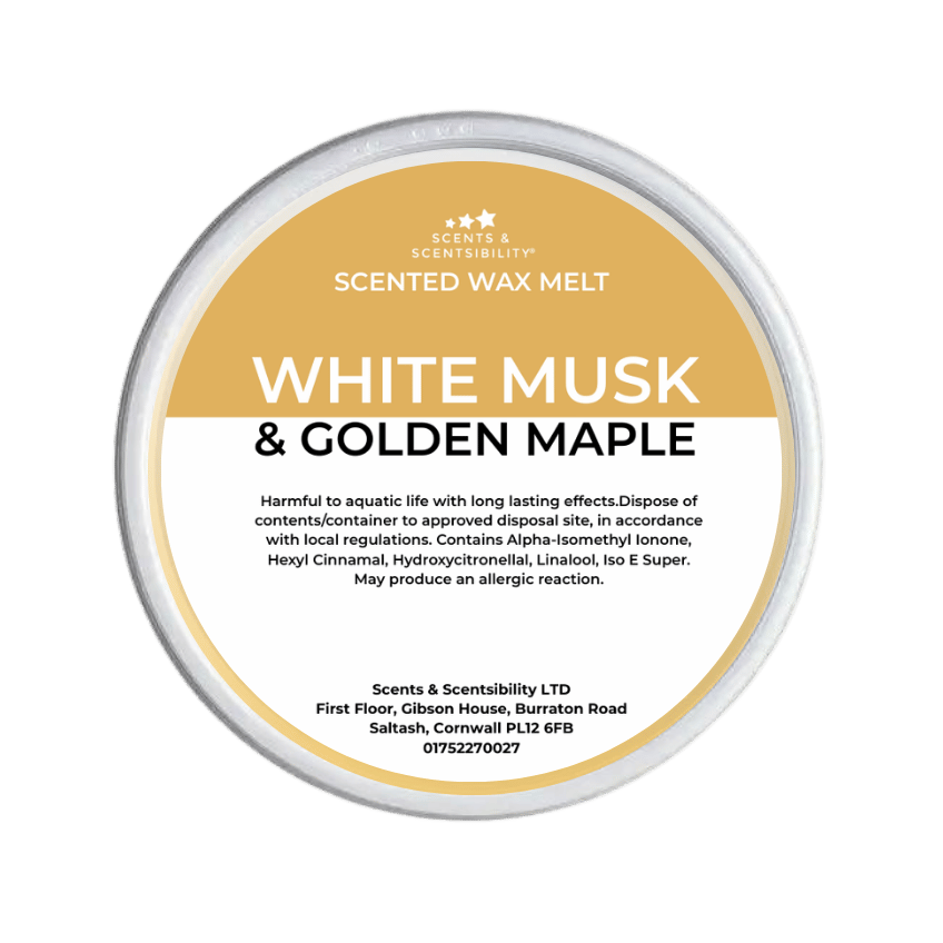 White Musk & Golden Maple Segment Pot Wax Melts