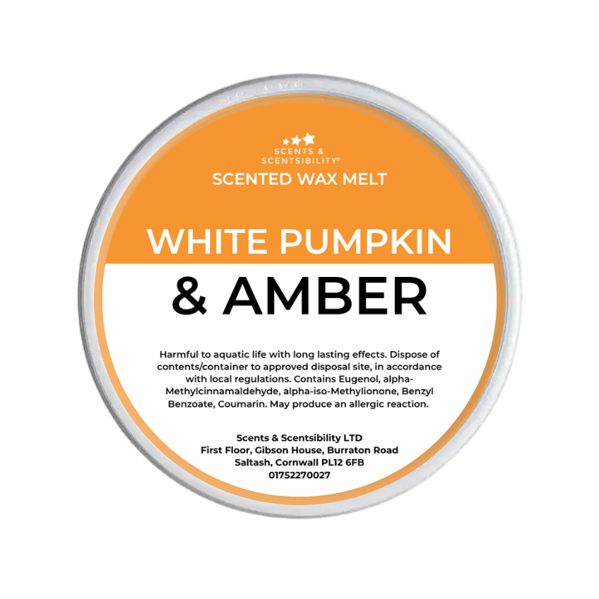 White Pumpkin & Amber Segment Pot Wax Melts