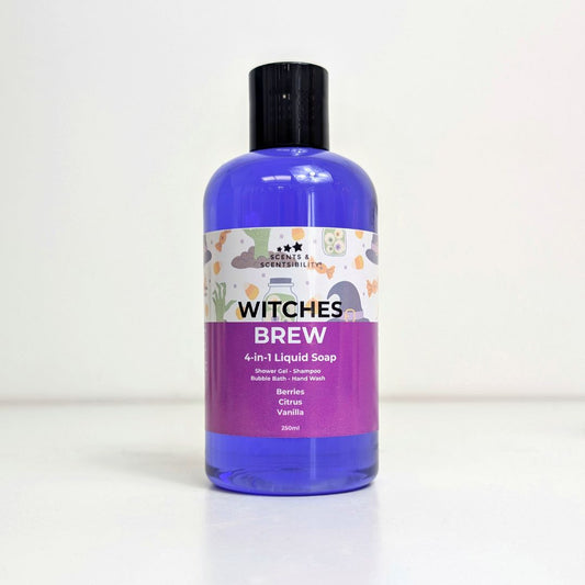 Witches Brew Liquid Soap | Bubble Bath | Shampoo | Shower Gel | Hand Wash