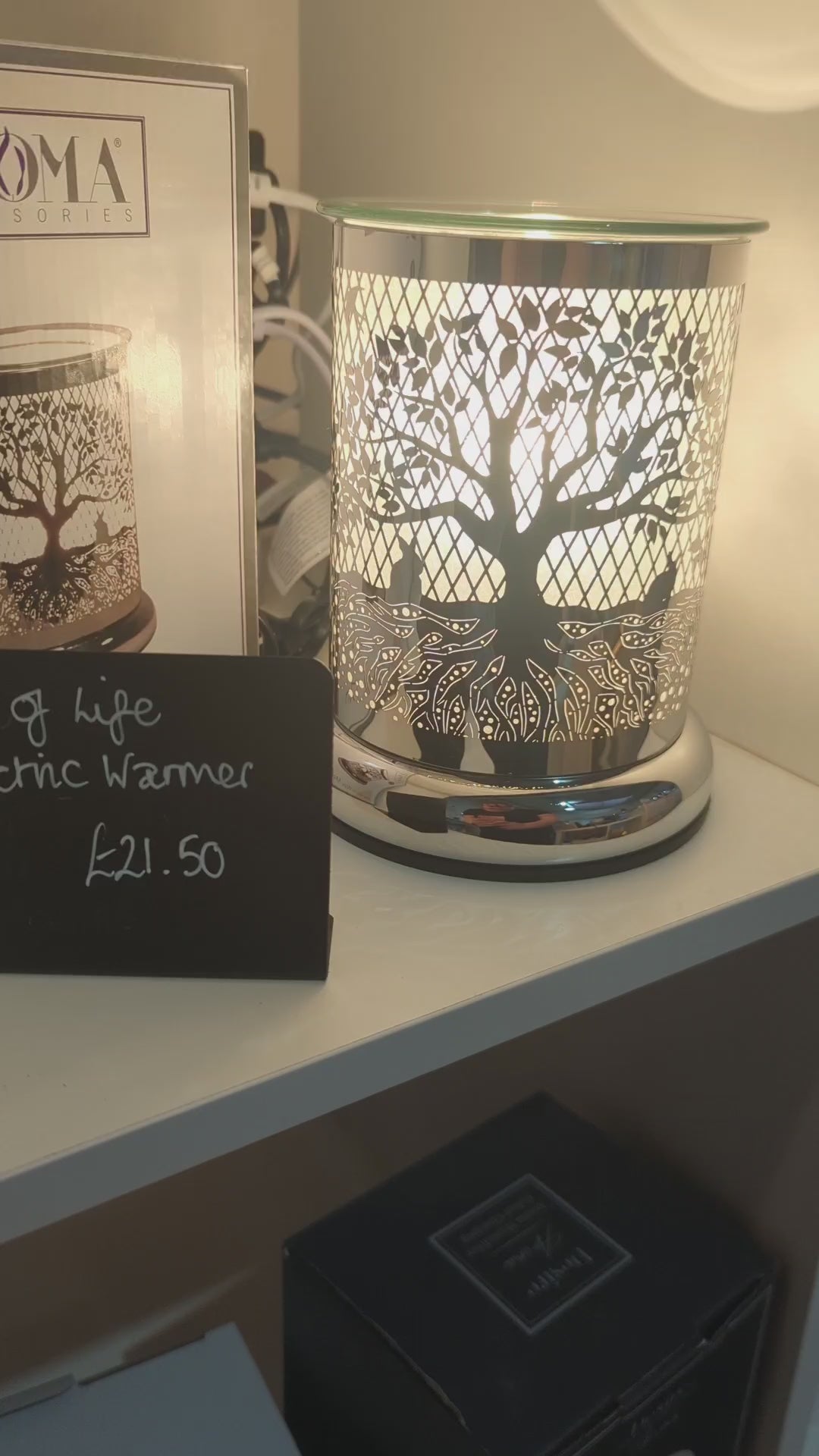 Silhouette Electric Wax Melt Burner - Tree of Life