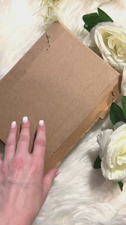 A video of our subscription box being opened by one of our customers.