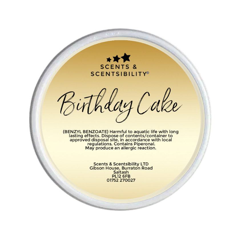 Birthday Cake Segment Pot Wax Melt