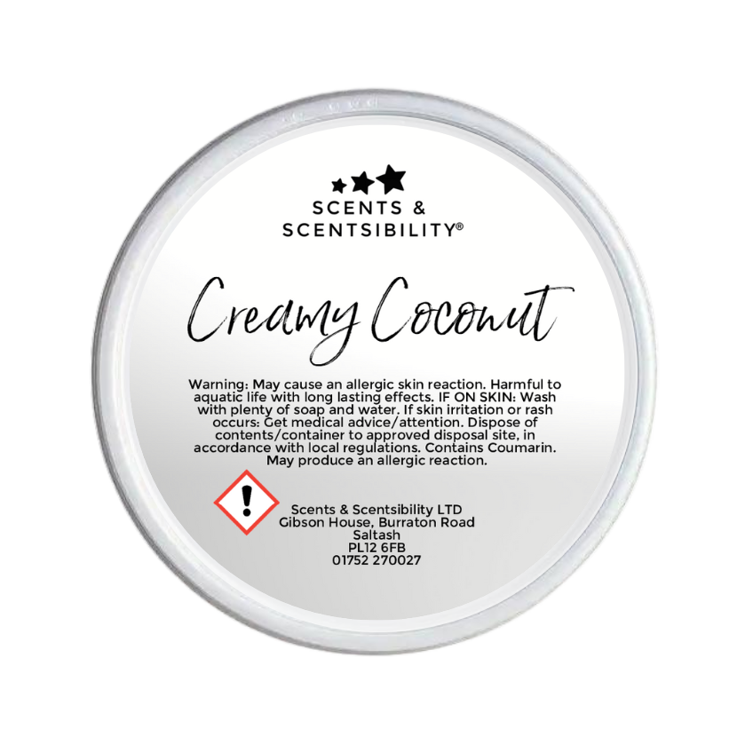 Creamy Coconut Segment Pot Wax Melt