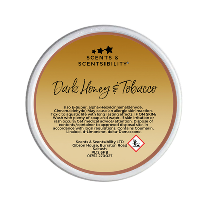 Dark Honey & Tobacco Segment Pot Wax Melt