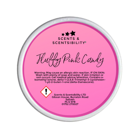 Fluffy Pink Candy Segment Pot Wax Melt