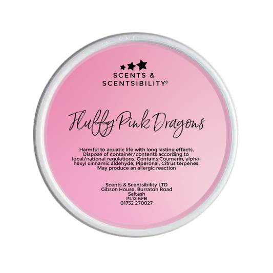 Fluffy Pink Dragons Segment Pot Wax Melt