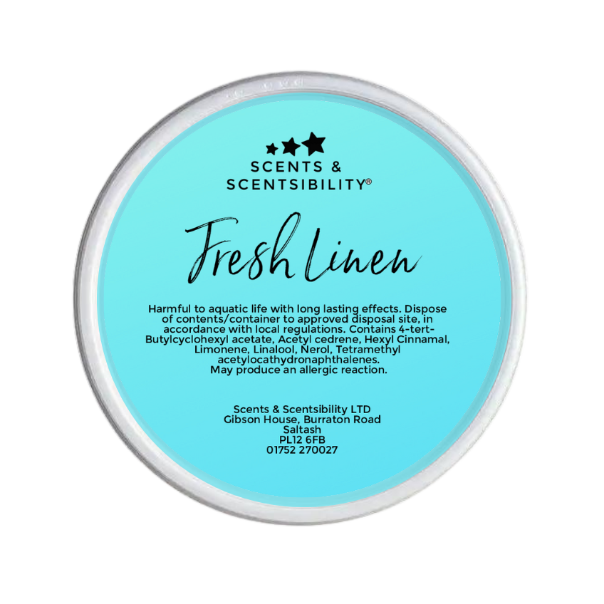 Fresh Linen Segment Pot Wax Melt