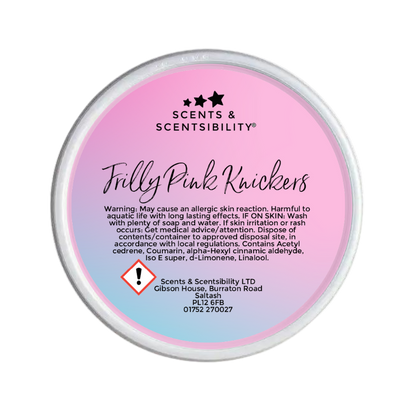 Frilly Pink Knickers Signature Blended 2oz Wax Melt Scent Shot