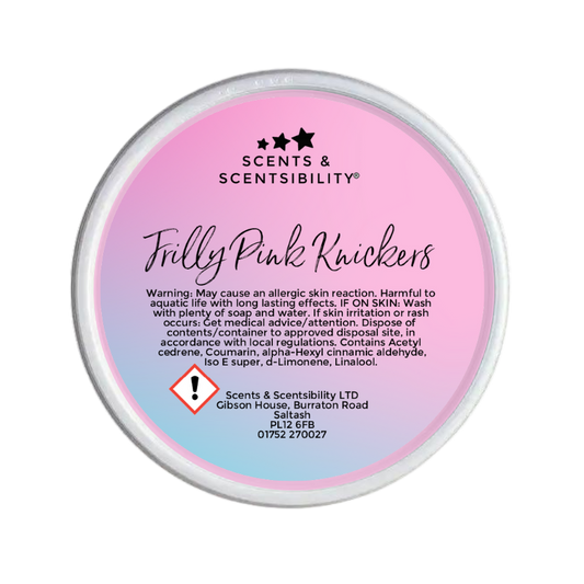 Frilly Pink Knickers Signature Blended 2oz Wax Melt Scent Shot