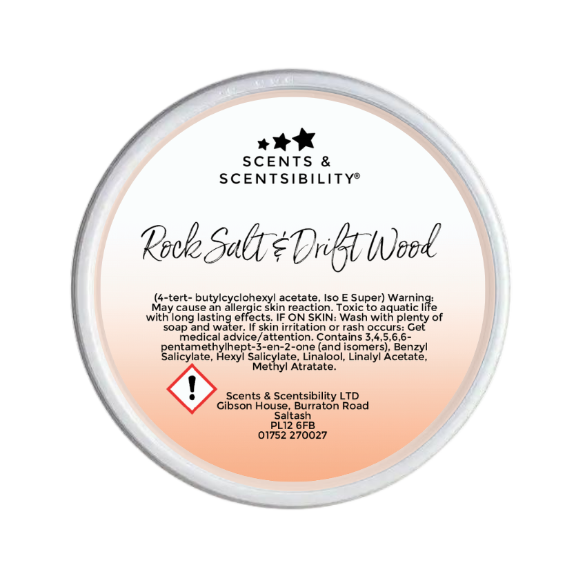 Rock Salt & Driftwood Segment Pot Wax Melt