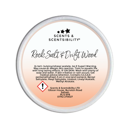 Rock Salt & Driftwood Segment Pot Wax Melt