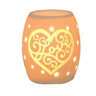 Electric Wax Burner – Ceramic Love Heart