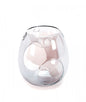 Pearl Bluish Grey Glass Wax Melt Burner